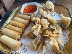 炸牛奶拼炸云吞-阿多私房菜(顺德店)