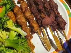 炸羊肉串-比格比萨自助(国展店)