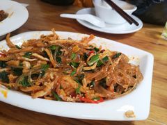菠菜豆腐拌粉条-福顺祥大盘鸡(临潼店)