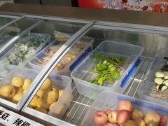 自助取餐区-北京上庄水库尚野露天户外自助烧烤