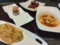 香煎墨鱼饼-长沙北辰洲际酒店-栀味轩中餐厅