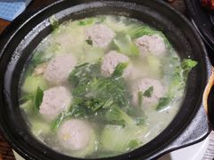 青菜肉圆煲-517烧烤·龙虾·海鲜大排档(万象都荟店)