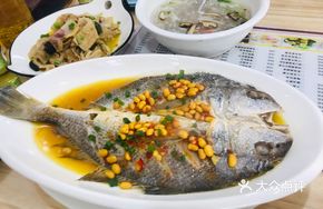 Steamed Yellow Croaker with Laba Bean