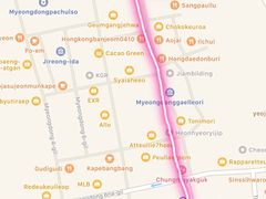 地理位置示意图-神仙雪浓汤(明洞店)