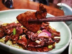 京葱爆猪肝-虎哥私房菜(馒头山店)