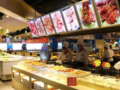 自助取餐区-聚盛源蒸汽海鲜火锅烤肉自助(巨川金海岸购物广场店)