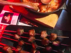 烤猪颈肉-烤匠麻辣烤鱼(青羊万达店)