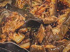 拌茄子-百年粉蒸牛肉