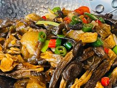 湘味腊肉炒鹿茸菌-小城外婆肴私房菜.家宴聚集点(圆明园颐和园·清河上地店)