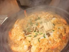 蒜蓉粉色虾-前海沿·海鲜水饺青岛菜(乐客城店)