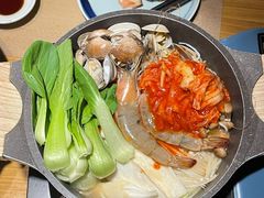 泡菜海鲜锅-三石铁板烧(紫竹桥店)