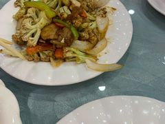 生炒有机菜花-原味斋烤鸭店(铁百店)