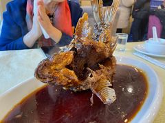 罾蹦鲤鱼-奥华餐厅·老张记(台基厂店)