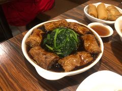 腐皮卷佐小菠菜-建国328小馆