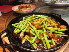 乡下虾酱炒豆角-广府乡下·饭庄(新港东路店)