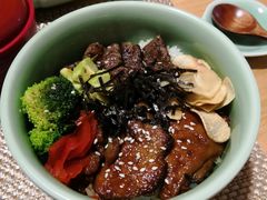 蒲烧鳗鱼牛肉双拼饭-活鳗饭·鹅肝范儿(高碑店店)