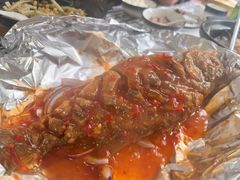 铁板鲈鱼-美味佳缘客家食府(龙岗中心城店)