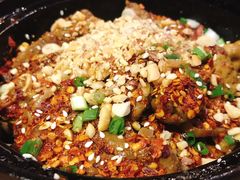 石锅脆脑花-锦庐道地川菜(来福士店)