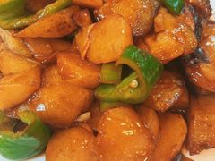 地三鲜盖饭-右安门拉面
