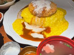 雪山熔岩汉堡肉定食-味太助·银饭食堂(中华城店)