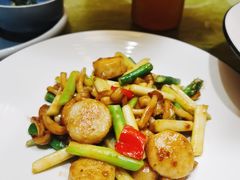 烧汁白玉菇炒带子-尚一汤 广东炖汤(金桥国际店)