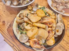 铁板海鲜年糕-逸香海鲜面疙瘩(嵊泗店)