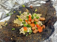 烧烤铁板鸭片鱼头-阿度烧烤牛火锅(梧田店)