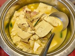 手工豆腐笋干汤-国生茶庄·地道农家菜团建活动