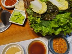 卷菜-草家酱蟹炭火烤肉店(珲春南路一店)