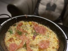 西班牙铁锅火腿芝士鸡肉焗饭-C&R西班牙餐厅