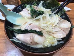 蔬菜无面条拉面-横浜家系ラーメン壱角家(新宿アルタ裏店)