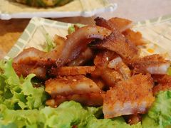 炸猪皮-傣家寨花园主题餐厅