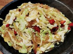 -东来菜馆•手抓海鲜家常菜•海鲜锅贴(鸽子窝店)
