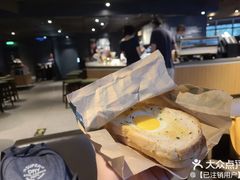 太阳蛋培根烤吐司-星巴克(北京中关村南大街店)