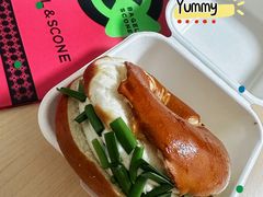美式—香葱韭菜贝果-CC BAGEL&SCONE 贝果与司康(南开大悦城店)
