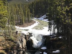 -阿萨巴斯卡瀑布观景点