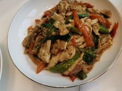 火腿炒农家豆腐皮-辣公子·千岛湖私房菜(滨江店)