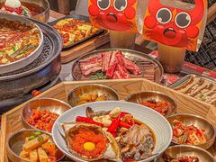 -草家酱蟹炭火烤肉店(珲春南路一店)
