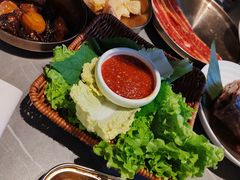 -草家酱蟹炭火烤肉店(珲春南路一店)