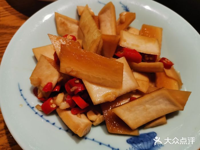 白魚小鎮(福州路店)涼拌蘿蔔皮圖片