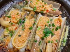蒜蓉焗竹蛏王-恭喜上堓砂锅焗·海鲜大排档(闵行龙湖店)