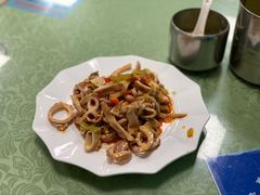 炝拌牛心管-国庆烧麦馆