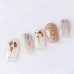 -孔雀手美甲美睫护理