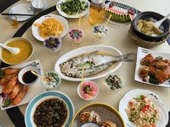 -七的湖·晚芳亭·阳澄湖农家菜·大闸蟹(莲花岛店)