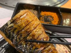 A烤明太子青花鱼-赤坂亭·M9和牛烧肉·铁板烧·日料398放题(长泰广场店)