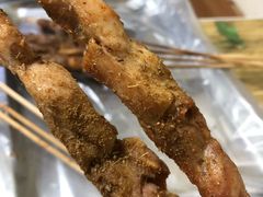 鸡肉串-老红桥炸灌肠牛肚锅烧烤(定福庄店)