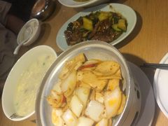 干锅千叶豆腐-吕氏疙瘩汤·海鲜新鲁菜(凯德mall新都心店)