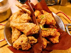 炸鸡翅一半一半-富乐满韩国正宗炸鸡韩国料理(虹泉路店)