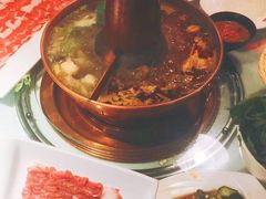 老爆三鸳鸯锅底-京门老爆三·铜锅涮肉 爆肚(望京店)