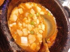 石锅鸡汤豆腐-绿茶餐厅(乐峰广场店)